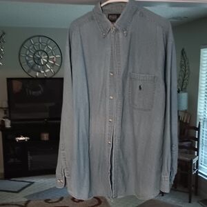 Polo by Ralph Lauren Light Blue Casual Shirt